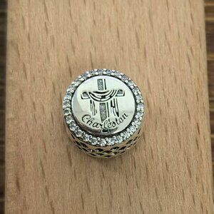 Pandora Charleston He Is Risen Charm, S925 Silver Bracelets